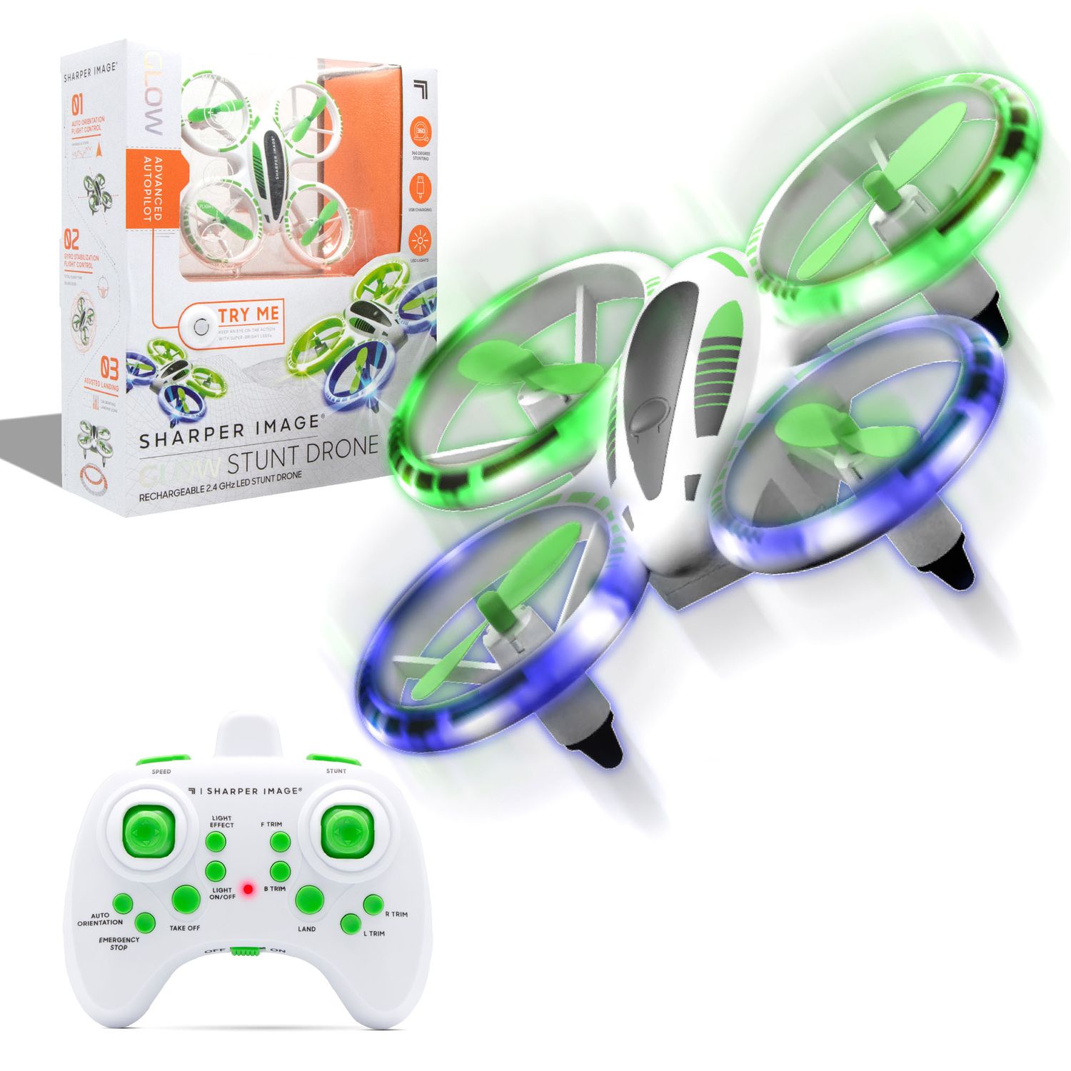 Mini Drone Acrobatico Glow Up Stunt Drone RC